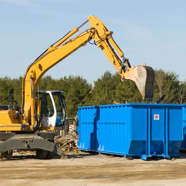 what size residential dumpster rentals are available in Marshalls Creek Pennsylvania